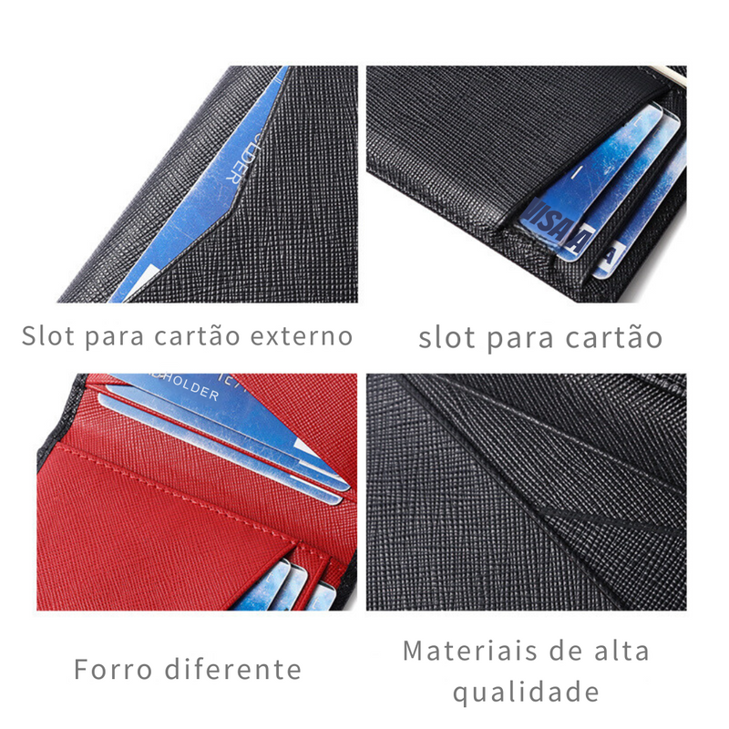 CARTEIRA MASCULINA LUXUOSA