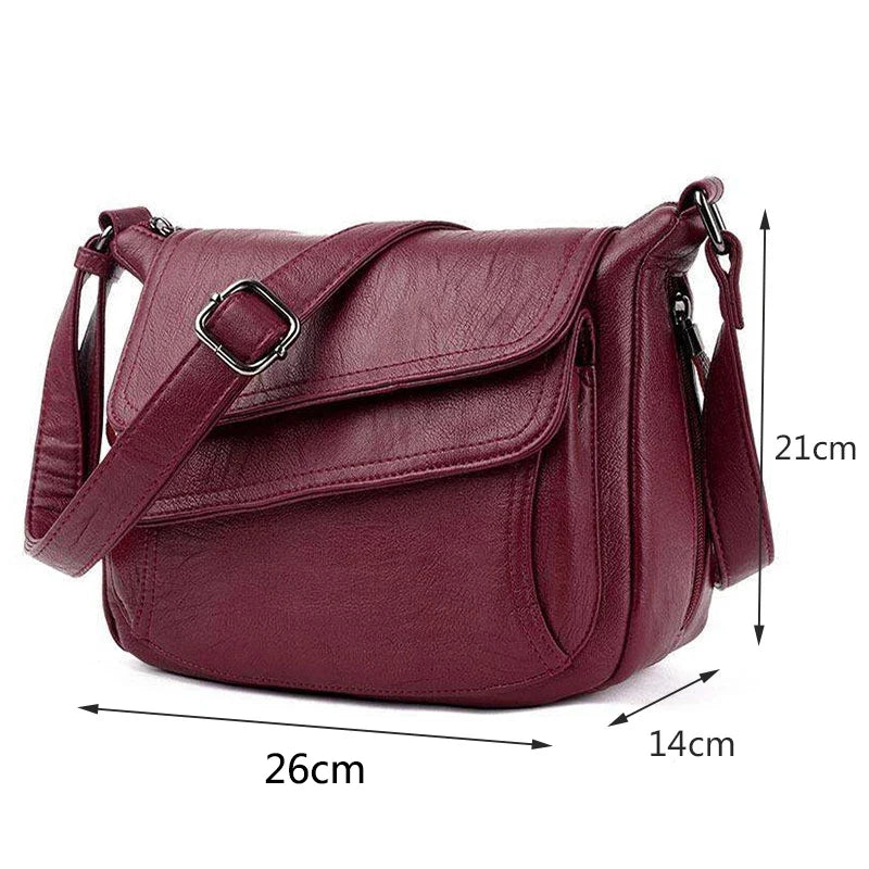 Luxury Designer Handbag High Quality Soft Leather Purses And Handbags Casual Shoulder Messenger Bags for Women 2022 New Sac