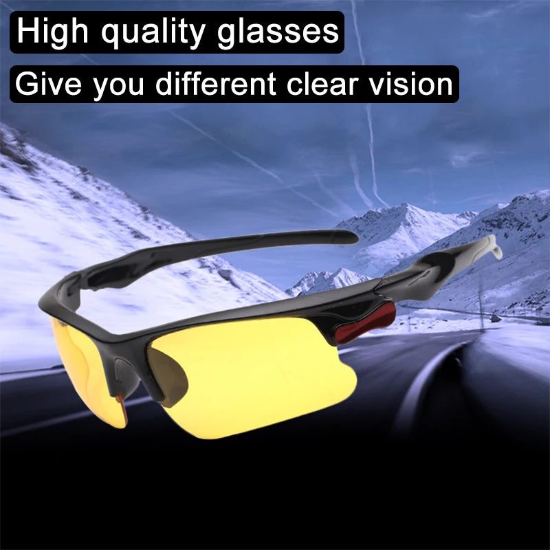 High Quality Men's Glasses Anti-Glare Polarized Sunglasses Goggles Glasses Night Vision Goggles Driver Eyewear Riding Glasses