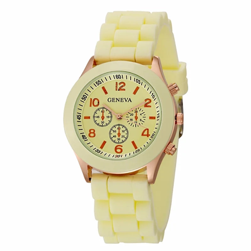 RELÓGIO FEMININO PULSEIRA SILICONE