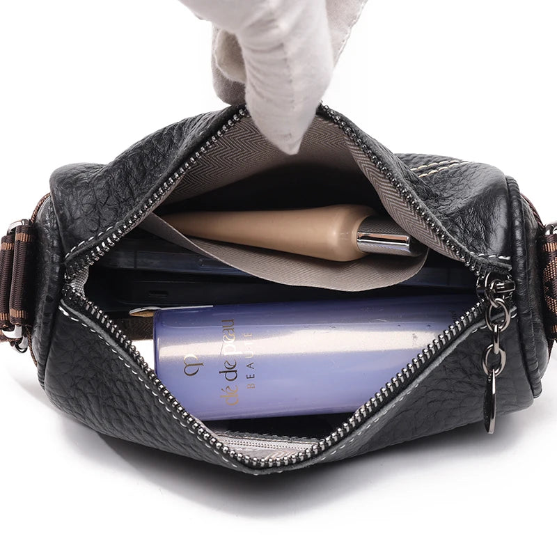 High Quality Soft Leather Womens Shoulder Bag Fashion Trend Pillow Shaped Bags Luxury Brand Female Crossbody Bolsas Sac 2024 New