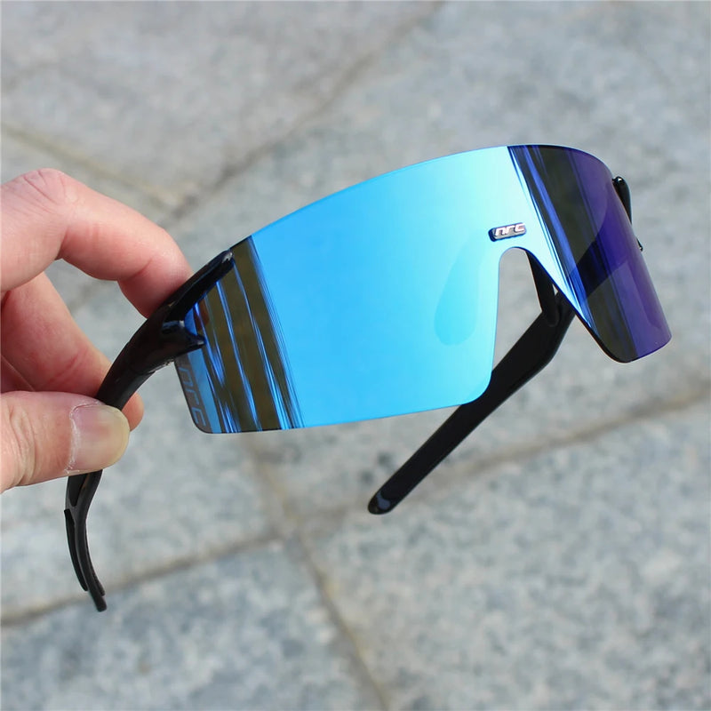 NRC Cycling Sunglasses 3 Lens UV400  TR90 Sports Bicycle Glasses MTB Mountain Bike Fishing Hiking Riding Eyewear for Men Women