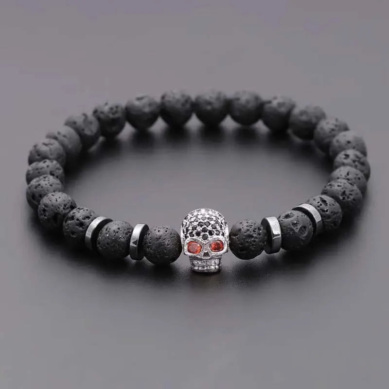 PULSEIRA MASCULINA DE CAVEIRA